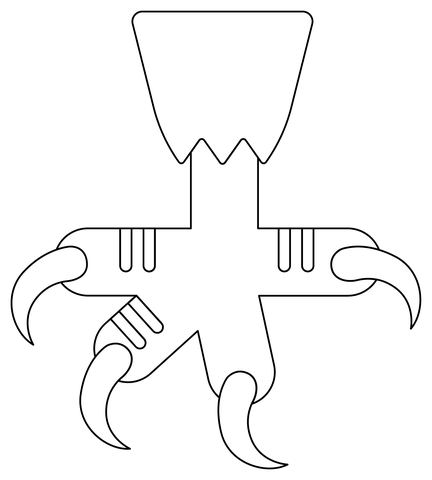 Eagle Claws Coloring Page